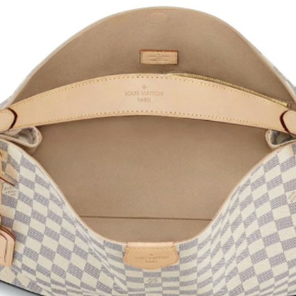 Louis Vuitton Damier Azur Canvas Bag & crossbody bag strap - Picture 7 of 15